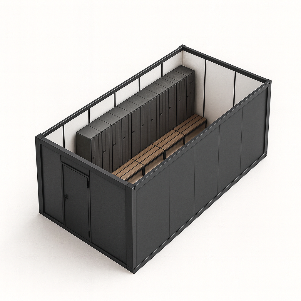 Szatnie pracownicze modułowe