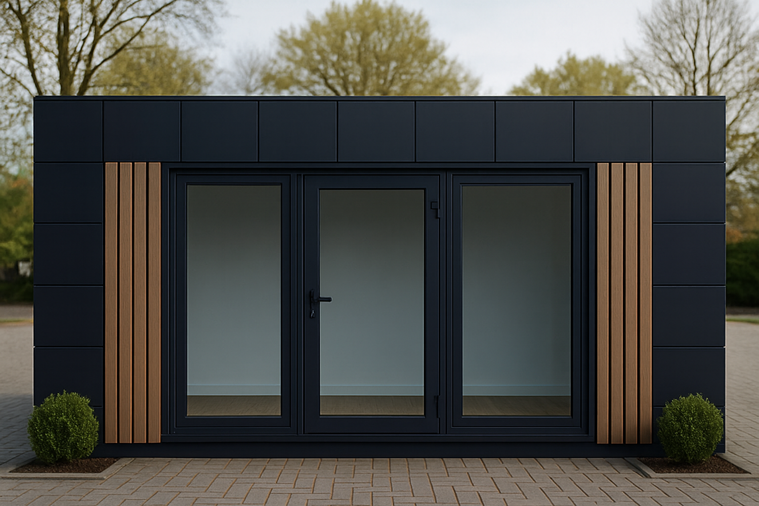 Pawilon handlowy modułowy