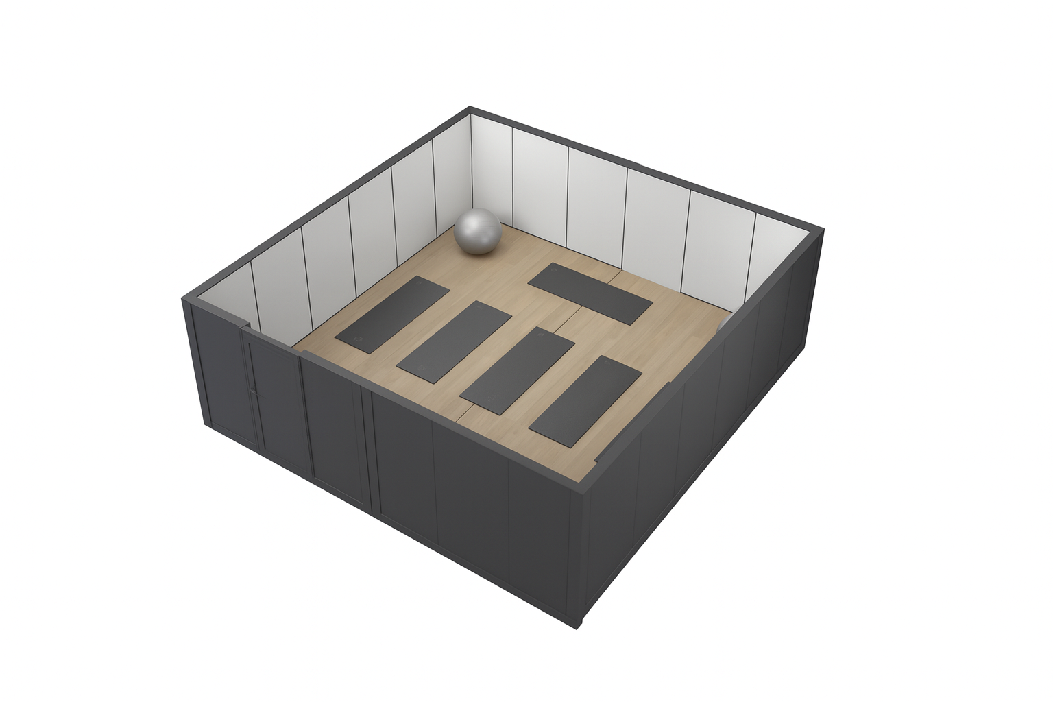 Sala fitness modułowa